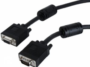CABLU video GEMBIRD, adaptor VGA (T) la VGA (M), 3m, dublu ecranat, negru, "CC-PPVGAX-10-B" (timbru verde 0.8 lei)