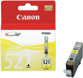 Canon CLI-521Y - 9 ml - gul - original - bl�cktank - f�r PIXMA iP3600, iP4700, MP540, MP550, MP560, MP620, MP630, MP640, MP980, MP990, MX860, MX870