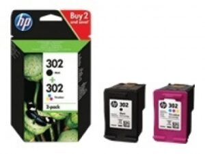 HP 302 Ink Cartridge Combo 2-Pack