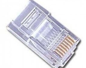 MUFA RJ-45 GEMBIRD pt. cablu UTP, Cat5e, RJ-45 (T), plastic, 10 buc, "PLUG3UP6/10"