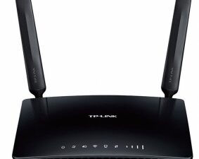 ROUTER TP-LINK wireless. 4G LTE (desktop), 300Mbps, 3 porturi 10/100Mbps + 1 WAN/LAN, "TL-MR6400" (timbru verde 0.8 lei)