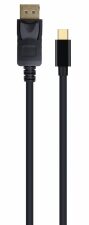 CABLU video GEMBIRD, Mini-DisplayPort (T) la DisplayPort (T), 1.8m, rezolutie maxima 4K UHD (3840 x 2160) la 30 Hz, negru, "CCP-mDP2-6" (timbru verde 0.18 lei)