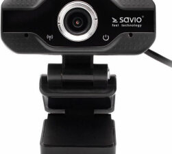 Savio CAK-01 Webcam Full HD 1080P with Microphone Black