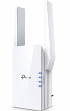 RANGE EXTENDER TP-LINK wireless  1800Mbps, 1 port Gigabit,  2 antene externe, 2.4 / 5Ghz dual band, Wi-Fi 6, "RE605X" (timbru verde 2 lei)