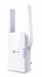 RANGE EXTENDER TP-LINK wireless 1800Mbps, 1 port Gigabit, 2 antene externe, 2.4 / 5Ghz dual band, Wi-Fi 6, "RE605X" (timbru verde 2 lei)