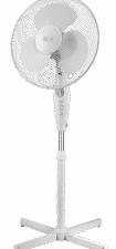 Tessa TSA8021 Stand Fan with Timer / 3 speed modes / 105 -125 cm / 43 cm / 45W
