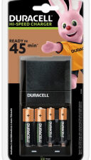 Duracell Hi-Speed Battery Charger + 2 x AA & 2 x AAA