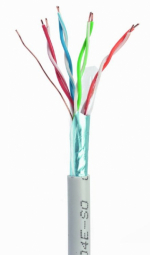 ROLA CABLU FTP GEMBIRD, Cat5e, 305m, Cupru-Aluminiiu, Solid, AWG24, "FPC-5004E-SOL"