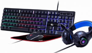 Gembird 4-in-1 Backlight Gaming Kit Ghost