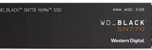 WD_BLACK SN770 WDS100T3X0E-00B3N0 - SSD - 1 TB - inbyggd - M.2 2280 - PCIe 4.0 x4 (NVMe)