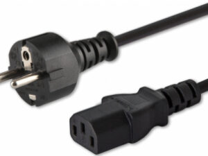 SAVIO 1.8 m Schuko (M) power cable – IEC C13 1.8m CL-138