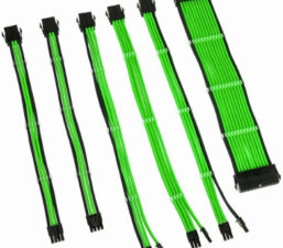 PSU Kabeļu Pagarinātāji Kolink Core 6 Cables Green