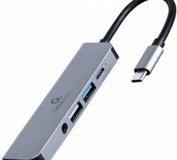 Adapter USB-C 5w1, PD, HDMI, Audio, USB 3.1, USB 2.0
