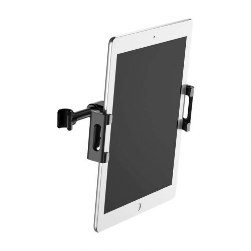 SUPORT AUTO Baseus pt. SmartPhone sau Tableta, fixare pe tetiera, ofera posibilitatea reglarii unghiului de vizionare pe verticala si orizontala (360 de grade), negru "SUHZ-01" - 6953156261358 - Image 5