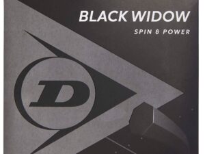 Strings for tennis racket DUNLOP BLACK WIDOW 16g/1.31mm 12m