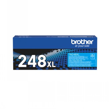 Toner Original Brother Cyan, TN248XLC, pentru HL-L3220|L3240|HL-L8230|L8240|DCP-L3520|DCP-L3560|MFC-L3740|MFC-L8340|MFC-L8390, 2.3K, (timbru verde 1.2 lei)"TN248XLC"