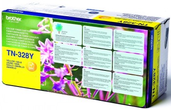 Toner Original Brother Yellow, TN328Y, pentru HL-4570|MFC-9970|9270, 6K,"TN328Y"