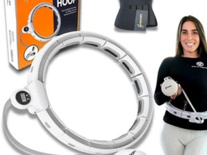 Ecost Customer Return 2in1 Smart Hula Hoop Fitness + Sweat Belt ?Smart Fitness Ho