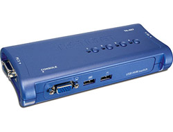 4 PORT USB KVM SWITCH KIT/INCLUDE 4 X KVM CABLES