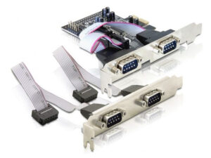 DeLOCK 4 x serial PCI Express card interface cards/adapter