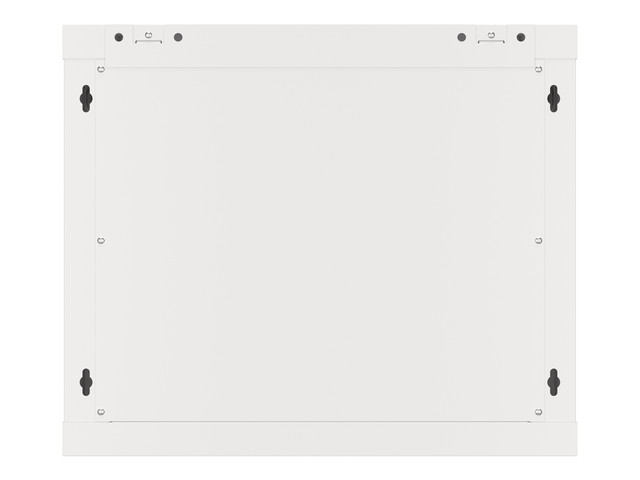 Lanberg wall-mounted installation rack cabinet 19'' 9U 600x450mm gray (glass door) - Image 11