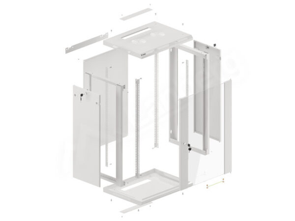 LANBERG WF01-6418-10S wall-mount rack - Image 2
