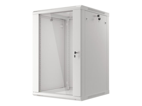 Lanberg WF01-6618-10S rack cabinet 18U Wall mounted rack Grey - Image 4