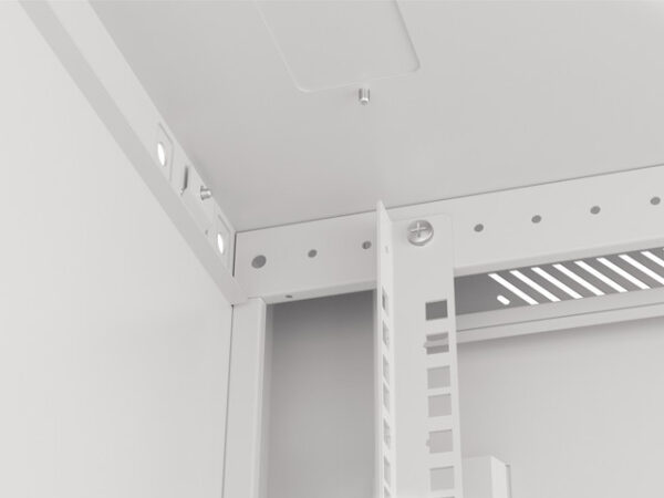 Lanberg WF01-6618-10S rack cabinet 18U Wall mounted rack Grey - Image 12