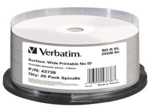 BD-R VERBATIM 25GB, Viteza 6X,  25PK SPINDLE, "43738"