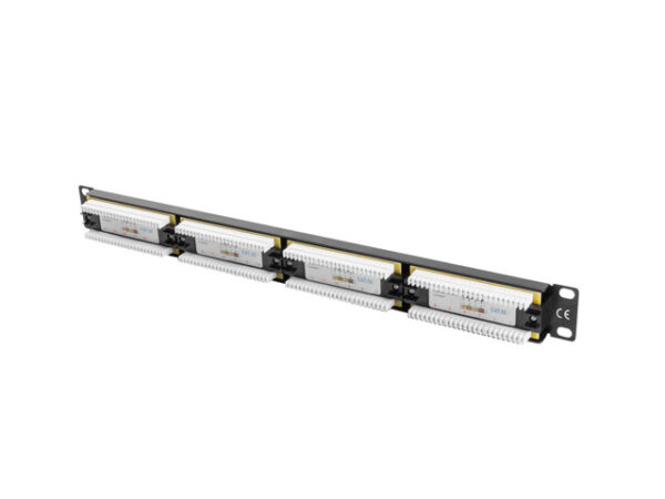 Lanberg patch panel 24 port 1U Cat.5e UTP Black PPU5-1024-B - Image 4