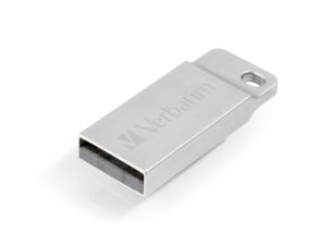 MEMORIE USB VERBATIM METAL EXECUTIVE 16GB USB 2.0 ARGINTIU "98748" (TIMBRU VERDE 0.03 LEI)
