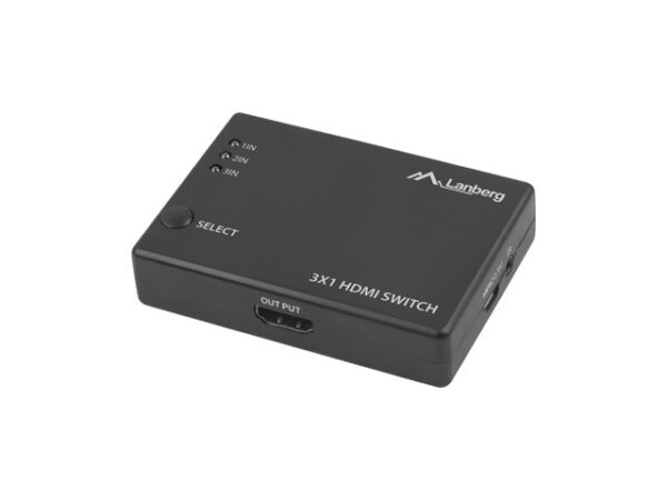 LANBERG VIDEO SWITCH 3X HDMI + MICRO USB PORT - Image 2