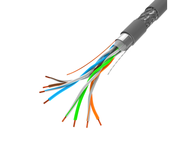 LANBERG CABLE SFTP CAT.5E 305M WIRE CU GRAY - Image 2