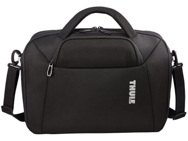 GEANTA THULE, pt. notebook de max. 15.6 inch, 2 compartiment, buzunar frontal, waterproof, poliester, negru, "TACLB2216 BLACK" / "3204817" - Image 4
