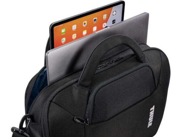 GEANTA THULE, pt. notebook de max. 15.6 inch, 2 compartiment, buzunar frontal, waterproof, poliester, negru, "TACLB2216 BLACK" / "3204817" - Image 8
