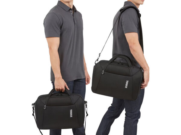 GEANTA THULE, pt. notebook de max. 15.6 inch, 2 compartiment, buzunar frontal, waterproof, poliester, negru, "TACLB2216 BLACK" / "3204817" - Image 5