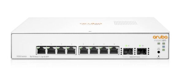 Aruba Instant On 1930 8G 2SFP | Switch | 8x RJ45 1000 Mbps, 2x SFP