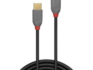 CABLU alimentare si date Lindy pt.smartphone  USB Type-C (T) la USB Type-C (T), 2 m, PVC, gri, "LY-36872" (timbru verde 0.08 lei)