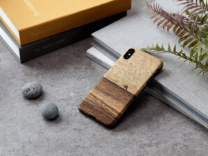MAN&WOOD SmartPhone case iPhone XS Max terra black