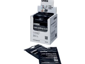 Anti fog cloth Uvex in a zip bag
