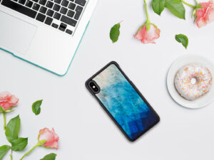 iKins SmartPhone case iPhone XS Max blue lake black