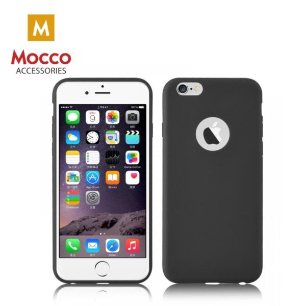 Mocco Ultra Slim Soft Matte 0.3 mm Silicone Case for Samsung A320 Galaxy A3 (2017) Black