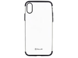 Tellur Cover Silicone Electroplated for iPhone X/XS black