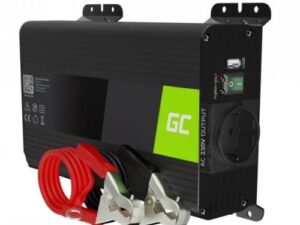 Strāvas pārveidotājs Green Cell PRO Car Power Inverter Converter 12V to 230V 300W/ 600W Pure sine