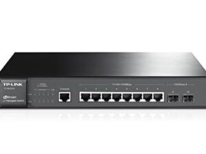 TP-LINK TL-SG3210 Managed L2 Gigabit Ethernet (10/100/1000) Power over Ethernet (PoE) Black