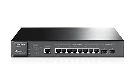 TP-LINK TL-SG3210 Managed L2 Gigabit Ethernet (10/100/1000) Power over Ethernet (PoE) Black