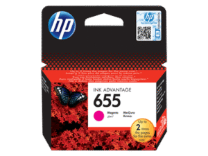 HP 655 original Ink cartridge CZ111AE BHK magenta standard capacity 600 pages 1-pack