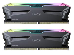 Lexar ARES DDR5 32GB (kit 2x16GB) UDIMM 6000MHz CL30 XMP 3.0 & EXPO - RGB, Heatsink, černá