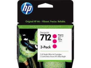 HP 712 Ink. náplň purpurová, trojbalení/ 3ED78A
