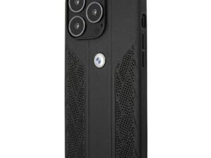 BMW BMHCP13XRSPPK Leather Back Case For Apple iPhone 13 Pro Max